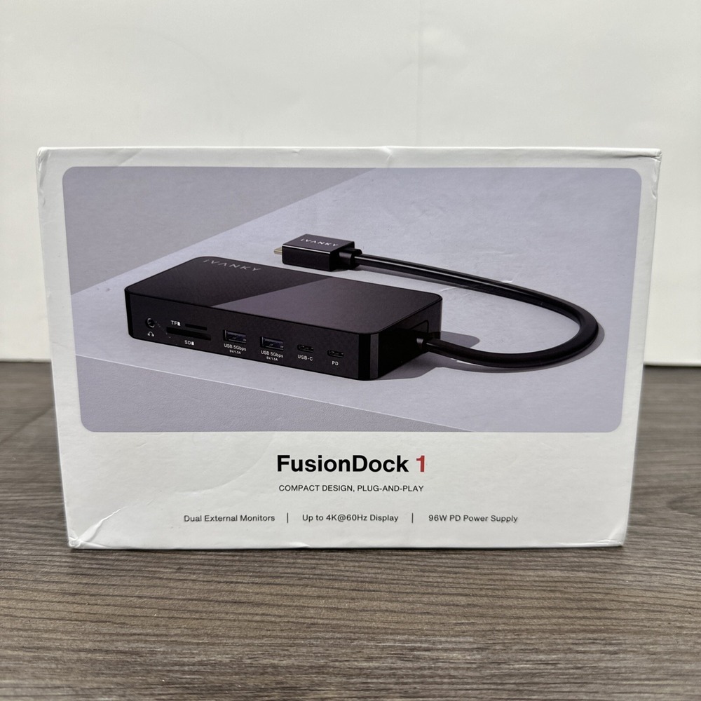 iVANKY FusionDock 1 MacBook Pro Docking Station‎ with 150W Power Adapter - BLACK